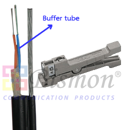 (45-162) Ideal คีมปอกบัพเฟอร์ทูบ Grey Fiber Optic Buffer Tube Stripper For Up To 1/8 Inch